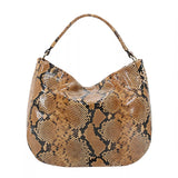 Hobo Mia Leather Python embossed Wood