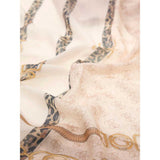 Printed Scarf Light Taupe