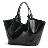 Paula Commuter L Tote Shiny Black/Silver