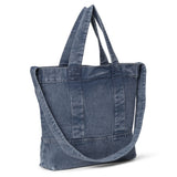 Washed Denim Cross Body Medium Denim