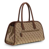 Samantha Girlfriend Satchel Latte Logo/Brown