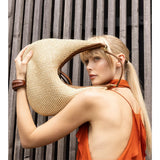 Hobo Nana Mini Raffia Maglia/Leather Natural-Nut