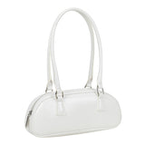 Snake Shiny Shoulder bag White