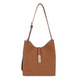 Gold Bar Shoulder bag Cognac
