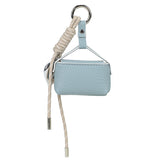 Bar-Zipper Bag Charm Blue