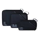 Packing Cubes 3PK Black/Grey