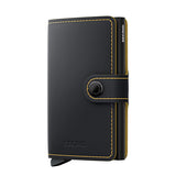 Miniwallet Matte MM Black & Ochre