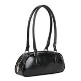 Snake Shiny Shoulder bag Black