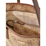 Power Play II Large Tech Tote Latte Logo/Brown