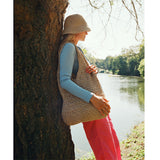 Crochet Tote Starfish Beige