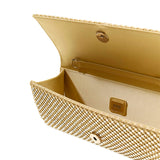 Tasmin Top Handle Clutch Gold