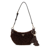 Katie CNVRTBLE Shoulder bag Faux fur Espresso