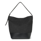 Lux Wool Tote Dark Grey Melange