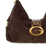 Camden Suede Shoulder bag Espresso