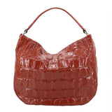 Hobo MIA Leather Maxi Cocco Dark Orange