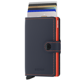 Miniwallet MM Matte Nightblue & Orange