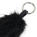 Foxtail Bag charm Black-Silver
