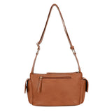 Hook Shoulder bag L Cognac