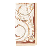 Meridian Scarf Latte Logo