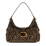 Camden Shoulder bag Brown Zebra