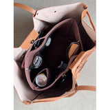 Bag organizer large Brown