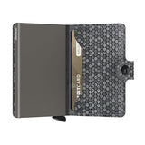 Miniwallet MHe Hexagon Grey