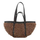 Cosmo Woolen Shopper Media Latxa/Dalia Camel