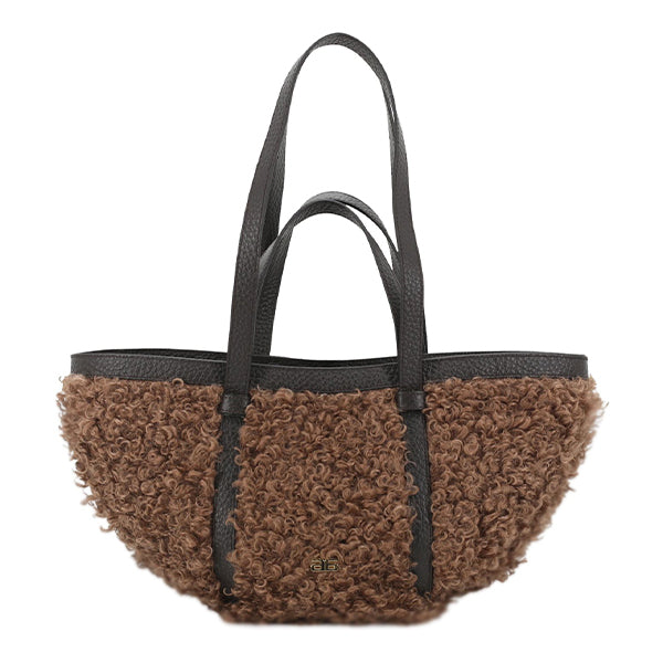 Cosmo Woolen Shopper Media Latxa/Dalia Camel