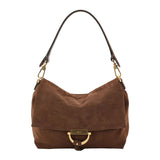 Temi Shoulder bag M Suede Wood