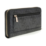 Janie Logo SLG LRG Zip Around Coal Logo