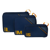 Packing Cubes 3PK Navy/Orange