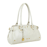 Lock Shiny Shoulder bag Beige
