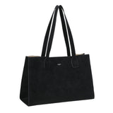 Suede Shoulder bag Black