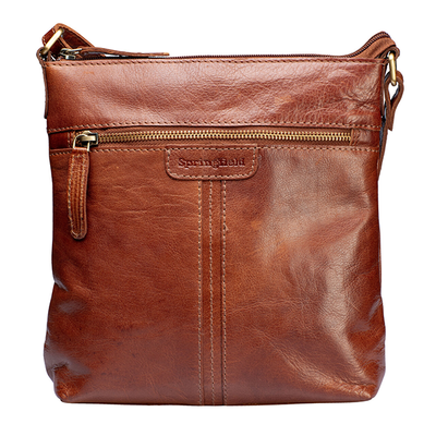 Shoulder bag M Cognac