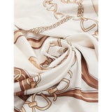 Meridian Scarf Latte Logo