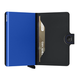 Miniwallet MM Matte Black & Blue