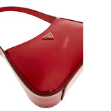 Arnela Top Zip Shoulder Bag Red