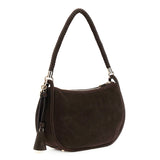 Danya Suede Shoulder bag Espresso