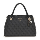 Noelle II Luxury Satche Coal Logo