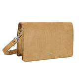 Suede Flap Shoulder bag Camel