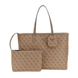 Power Play II Large Tech Tote Latte Logo