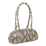 Snake Shoulder bag Beige pattern