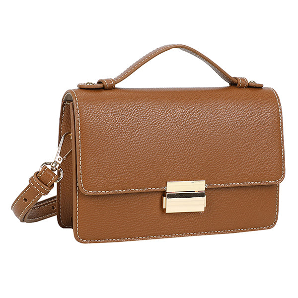 Belt Flap Shoulder bag Cognac
