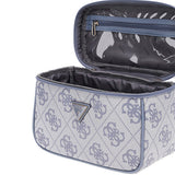 Berta Toiletry Train Case Slate logo