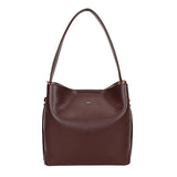 Minimalism Bucket bag L Wine Red