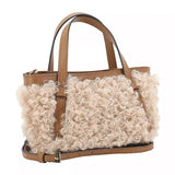 Cosmo Woolen Handbag Mini Latxa/Dalia Natural