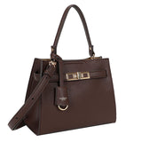 Paris Hand bag S Dark Brown