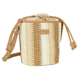 Straw Bucket bag Beige