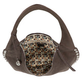 Studs Shoulder bag Dark Brown