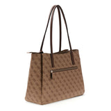 Noelle II Tech Tote Latte Logo/Brown